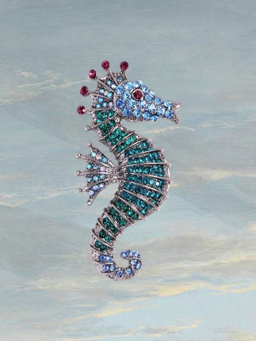 Seahorse Brooch Pin